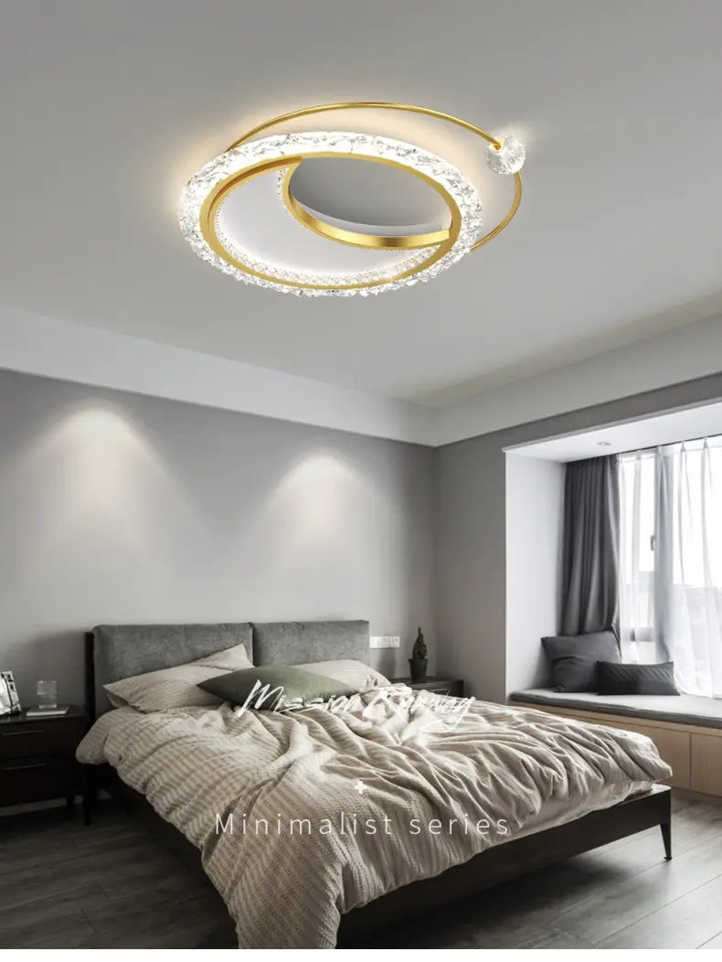 Modern Minimalist Acrylic Round LED Ceiling Lamp Home