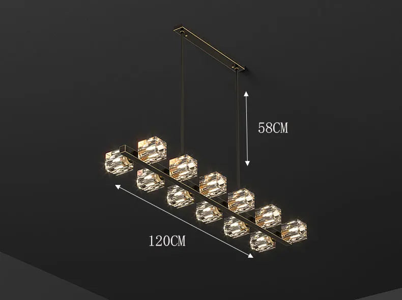 Modern LED Multi-Head Chandelier - Versatile Ceiling Pendant