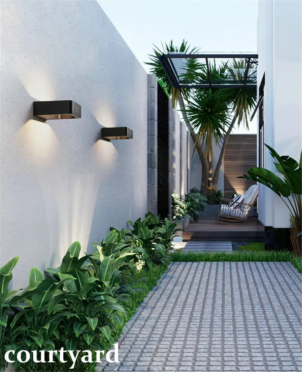 Outdoor Waterproof Wall Lamps Human Induction Wall Lights