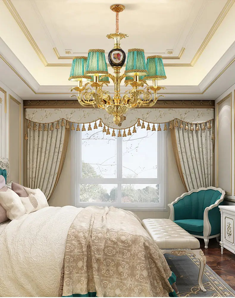 French Palace Decorative Lighting Living Room Pendant Lamp