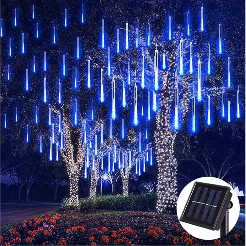 30/50cm 8 Tubes Meteor Shower Rain Led Fairy String Lights