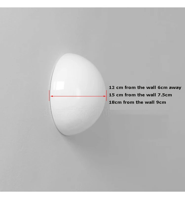 Nordic Bubble Ball Wall Lamp Bedroom Aisle Porch Balcony