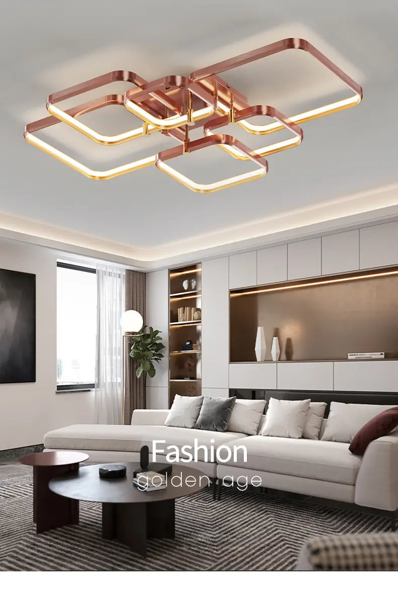 New Living Room Chandeliers High-grade Aluminum Hall Ceiling
