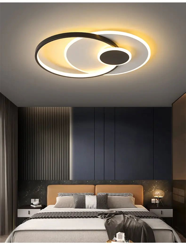 Modern Minimalist Decor LED Chandeliers Nordic Bedroom