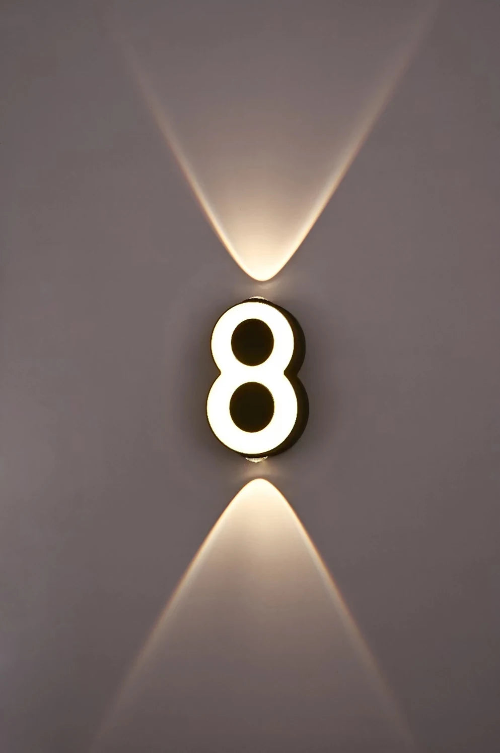 LED Wall Lamp AC85-265V 7W Digit Number Modern Minimalism