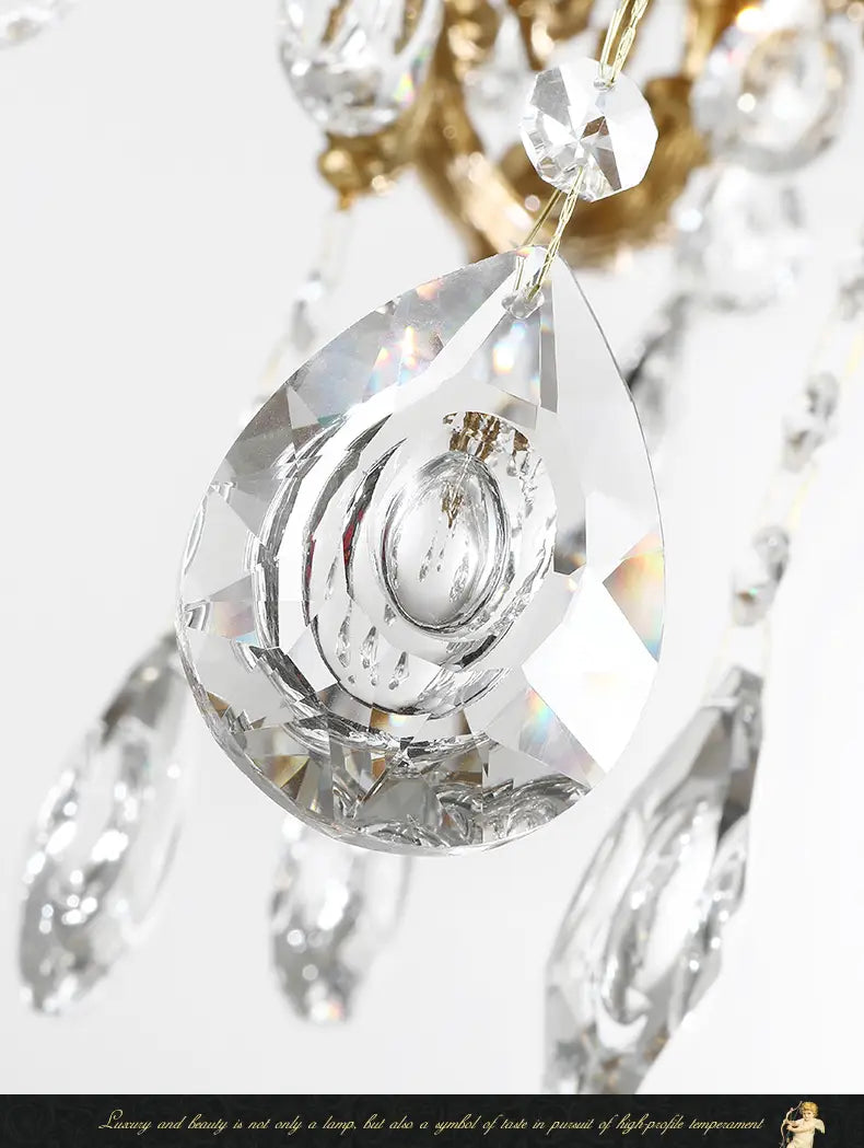 Renaissance - European Full Brass Crystal Chandelier for