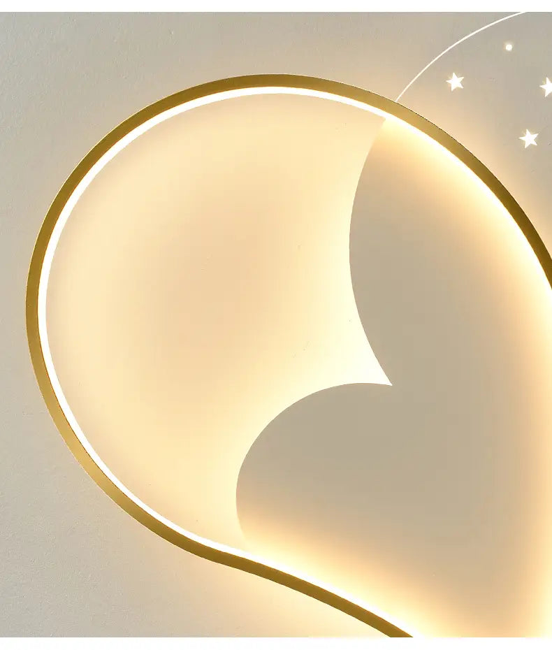 Modern Led Ceiling Lamp Simple Home Heart-shaped Lamps