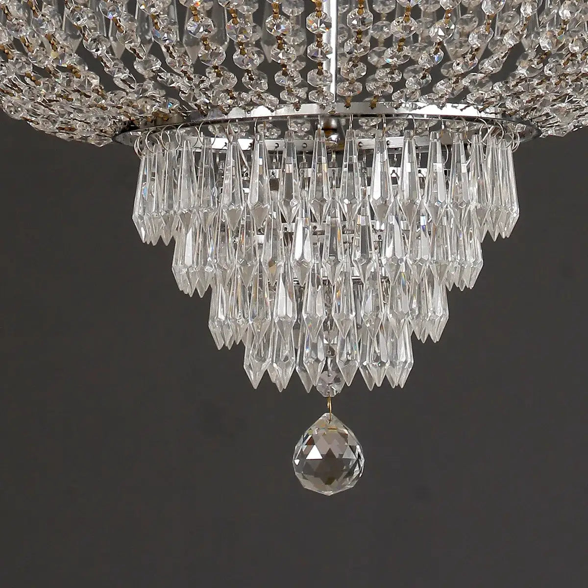 European-Style Luxury LED Crystal Pendant Light -