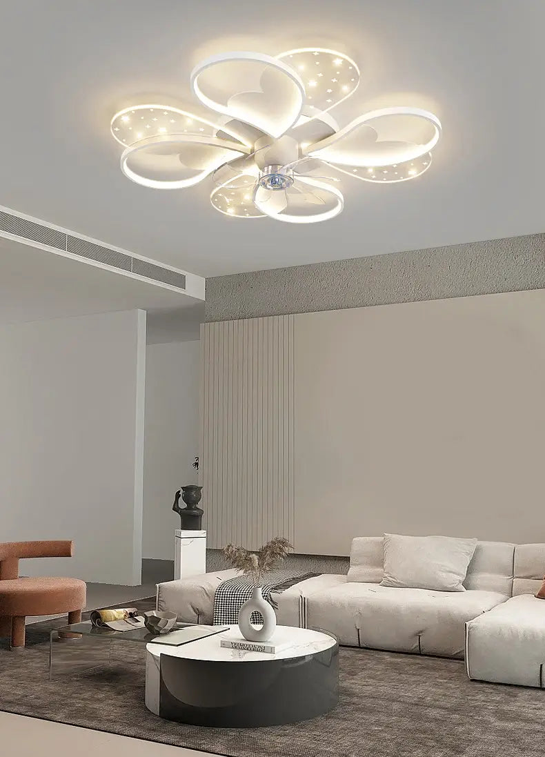 Nordic-Inspired Ceiling Fan Light Lamp - Ideal for Bedroom