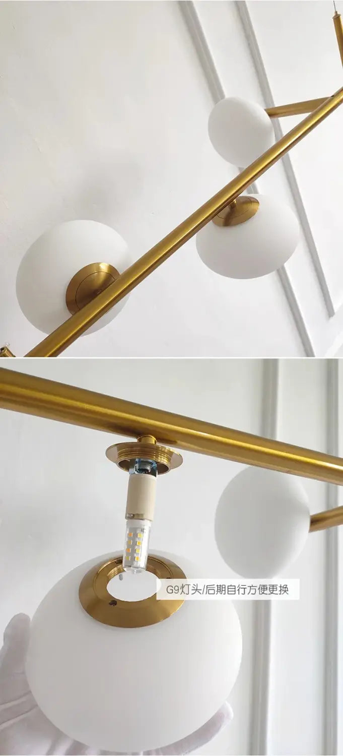 Modern Nordic Stair Chandelier: Elegant Lighting for Living,