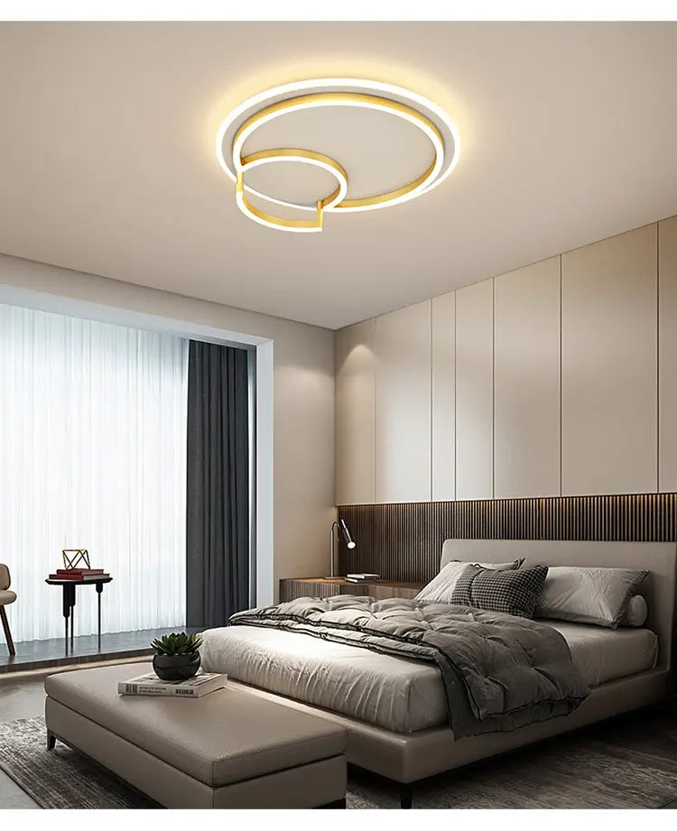 Modern Household Led Chandelier Lighting Simple Bedroom