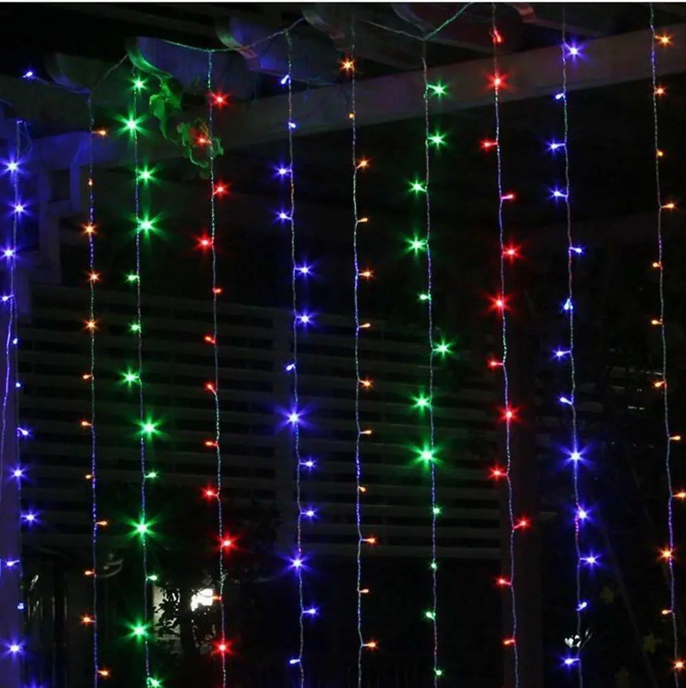 Solar Curtain String Lights: Ideal for Gazebo Events