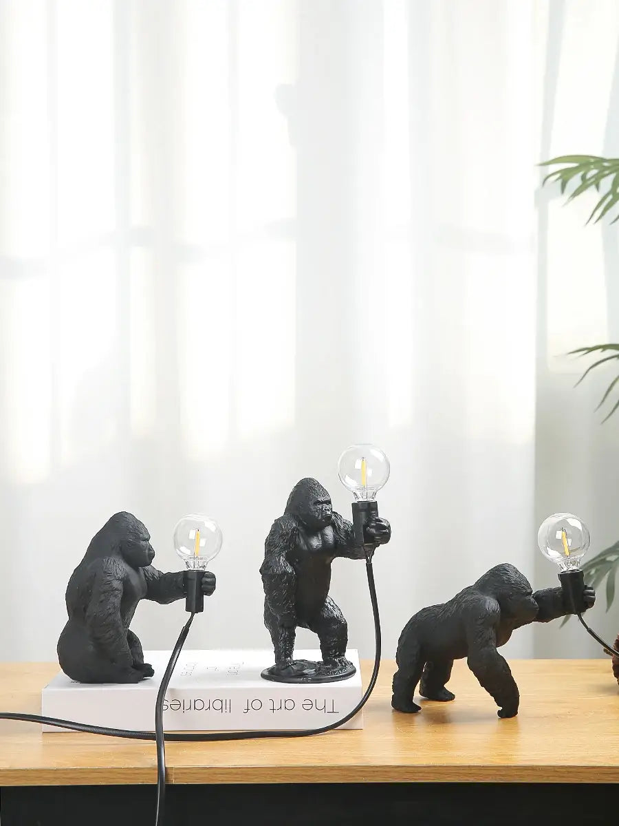 Resin LED Table Lamp Italian Orangutan night light Gorilla