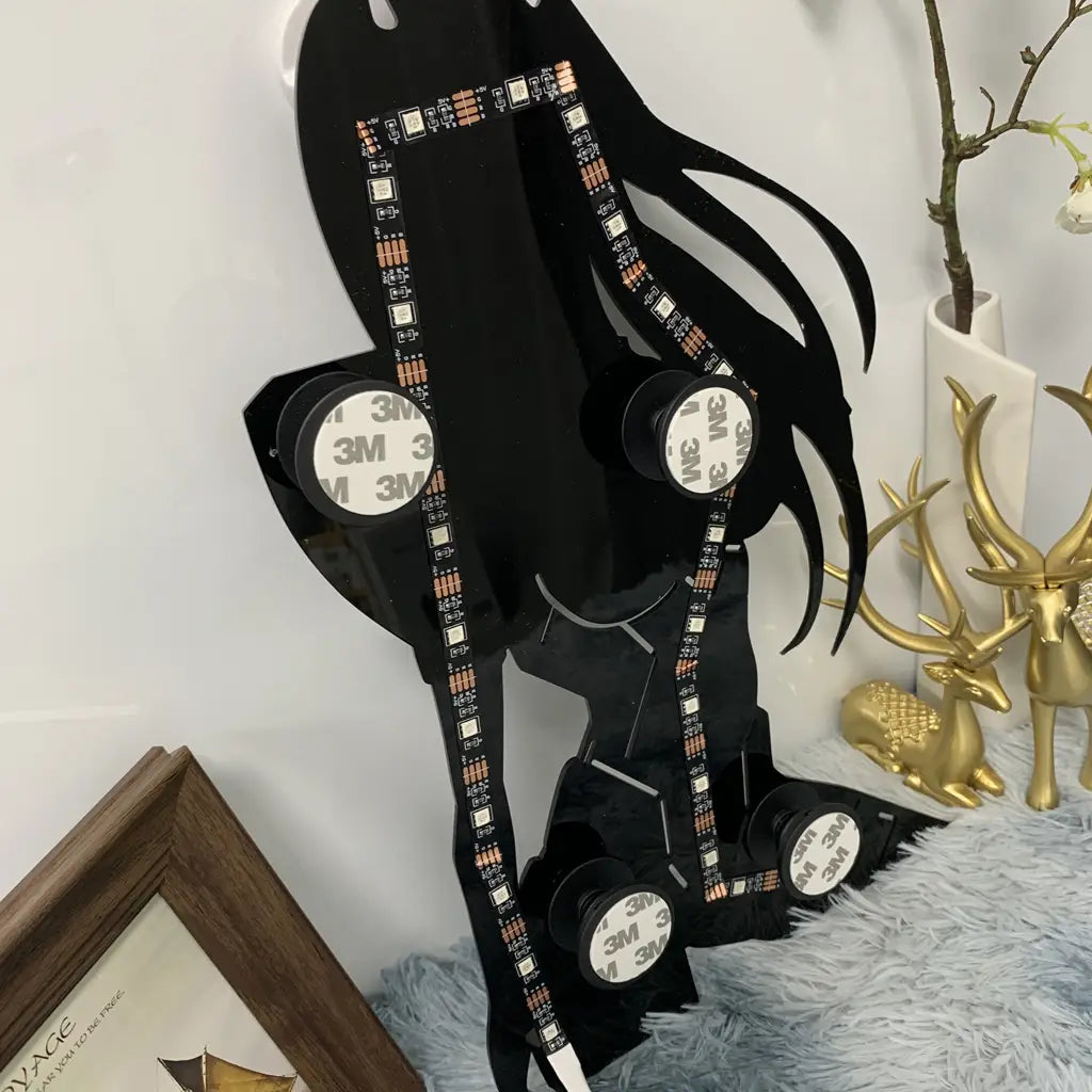 Anime-Inspired Silhouette Wall Lamp