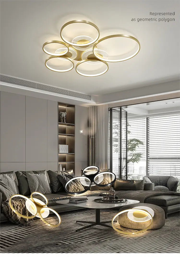 New Style Living Room Chandeliers Simple Modern Atmosphere