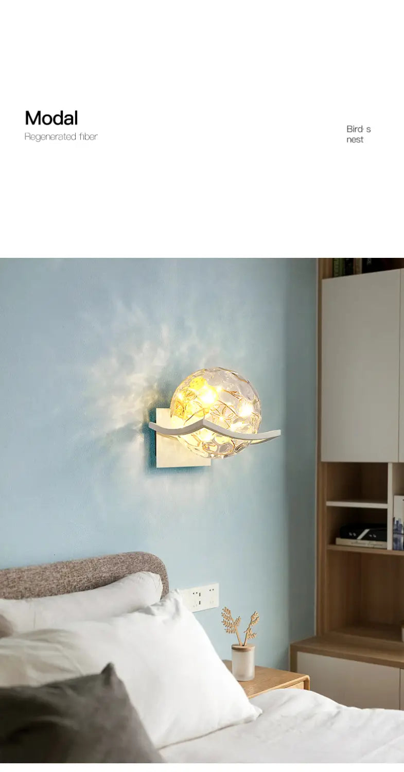 Gypsophila Led Wall Lamps Bedside Aisle Entrance Corridor