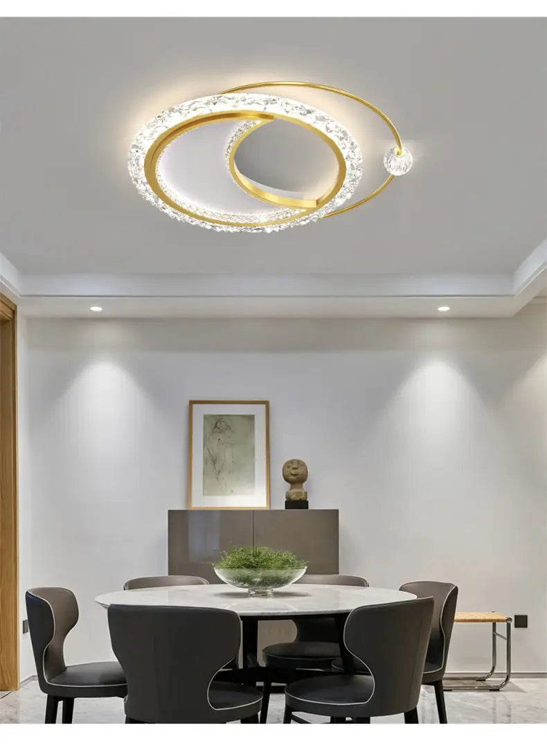 Modern Minimalist Acrylic Round LED Ceiling Lamp Home