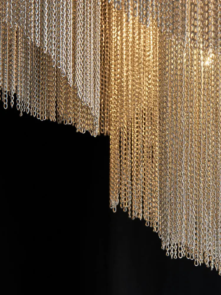 Liana - Modern Chandelier For Living Room Tassel Aluminum