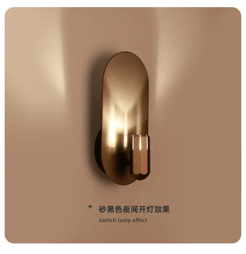 Nordic Luxury Rose Gold led Wall Light Modern Creative Model