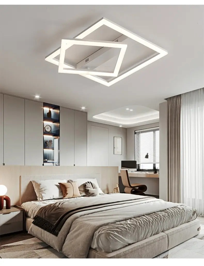 New Led Flush Mount Ceiling Light Home Modern Minimalist