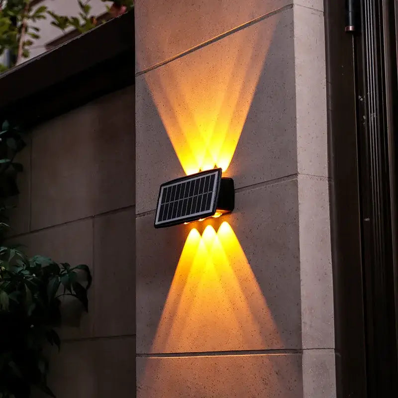 High Brightness Solar Wall Lamp Outdoor Waterproof Viewing