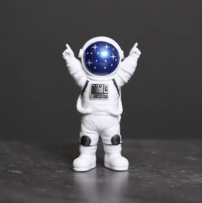 4 pcs Astronaut Figure Statue Figurine Spaceman Sculpture