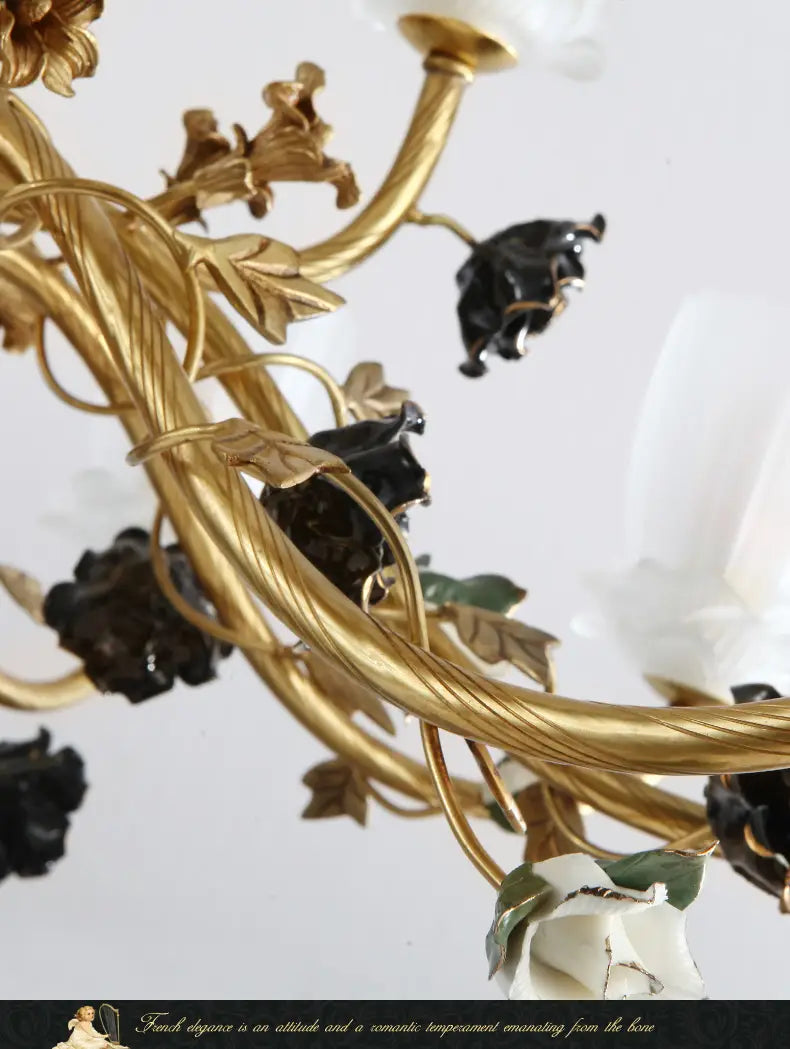 Mirage - European Luxury Brass E14 Pendant Lamp Glass Light
