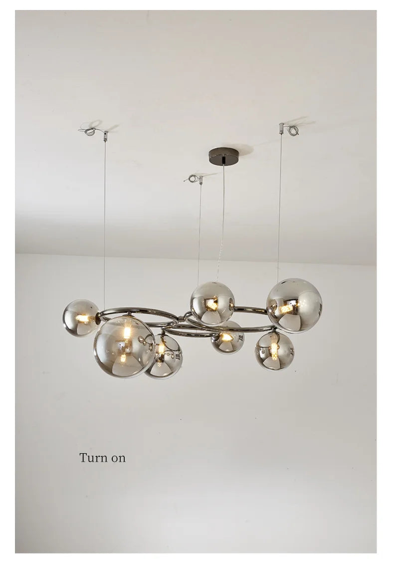 Magic Beans Chandelier - Modern Creative Iron and Glass