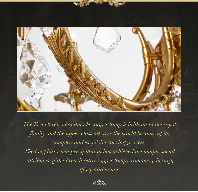 European style Brass Chandelier High Standard In Quality