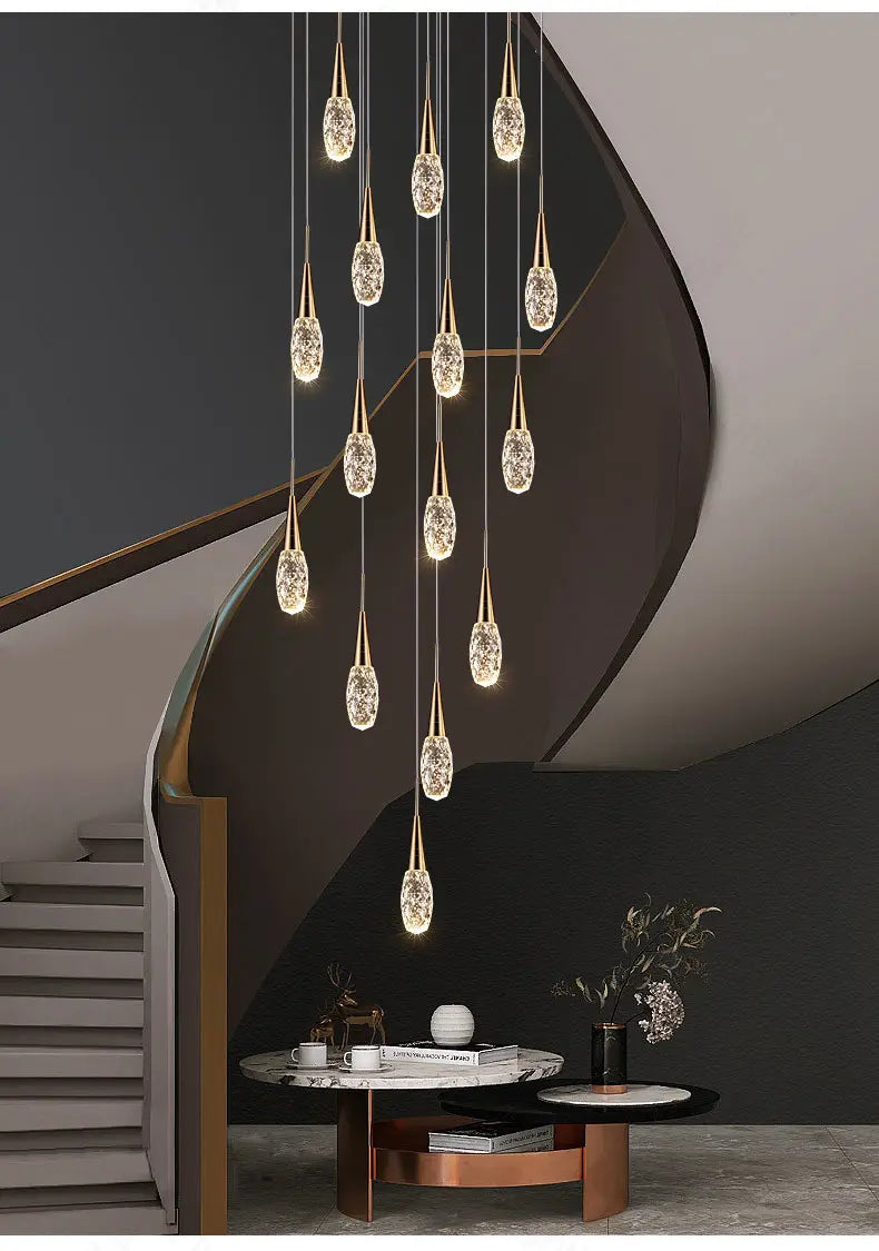 Diamond Crystal Chandelier Gold Interior Designer Living