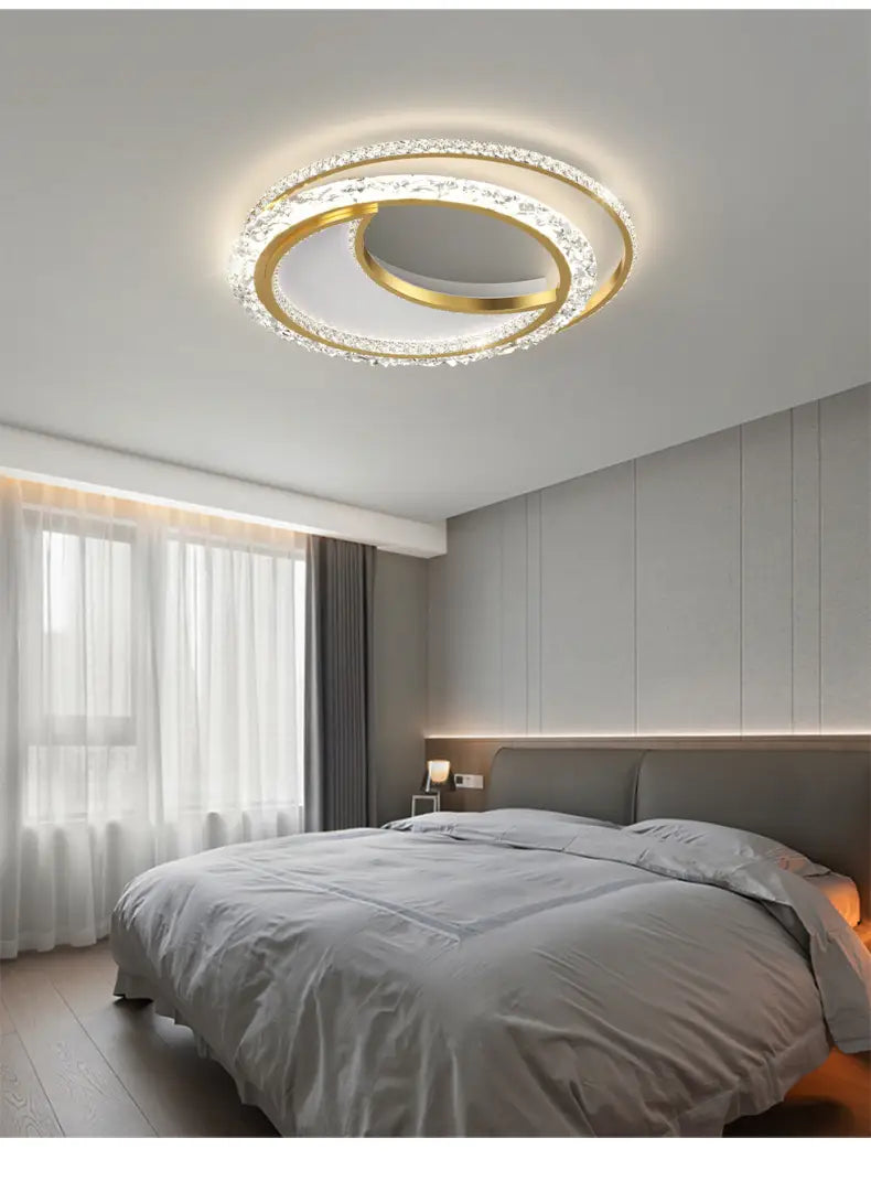 Modern Minimalist Acrylic Round LED Ceiling Lamp Home