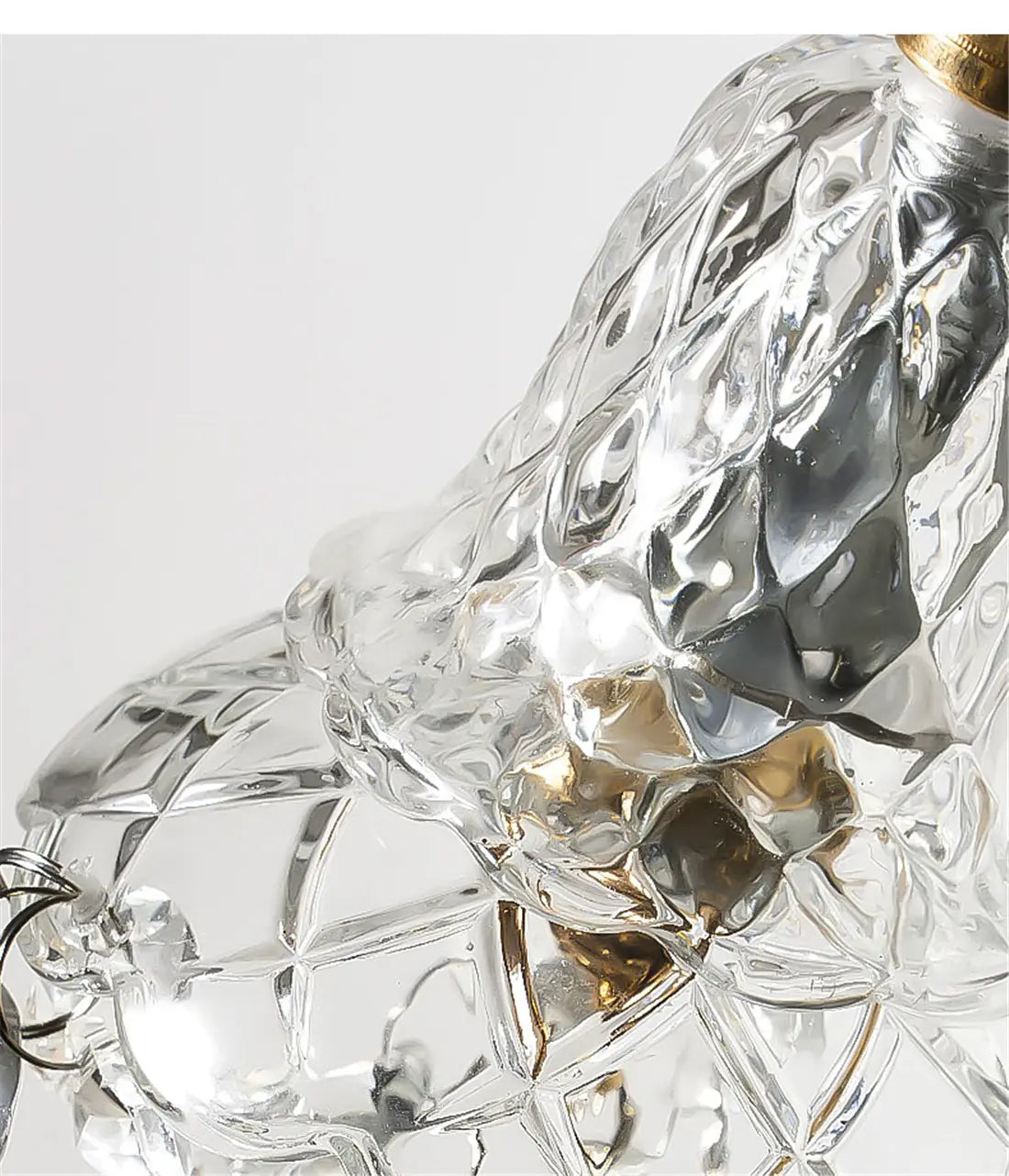 Cottagecore Decor Resin White Deer Glass Crystal Led Wall