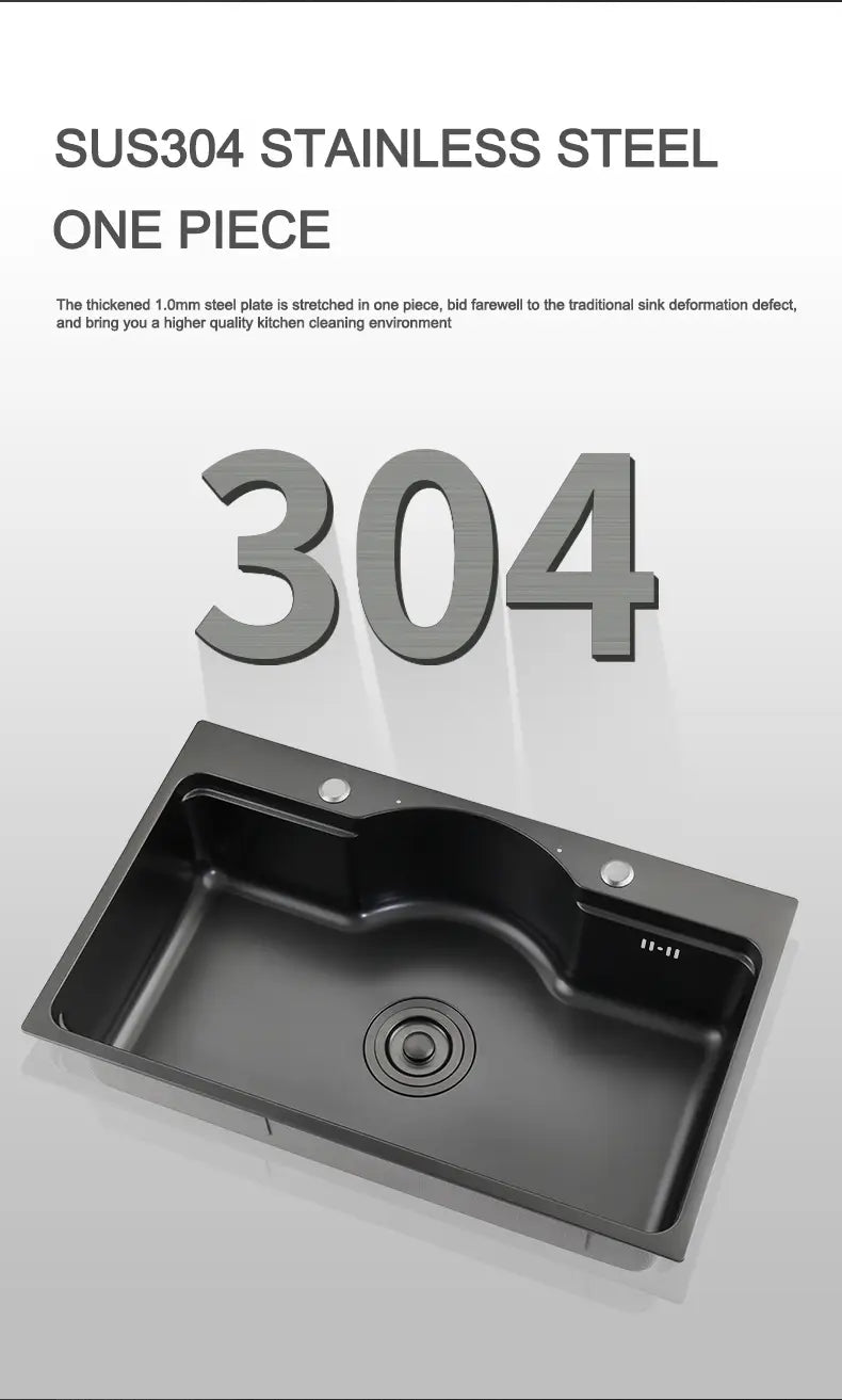 Nano 304 Stainless Steel Vegetable Sink For Kitchen Sink