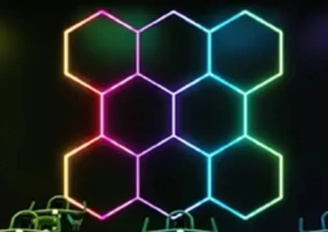 Colorful Decoration Gaming Rhythm Dancing Light Led Hexagon