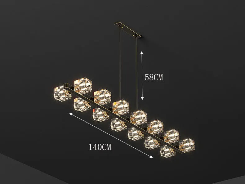 Modern LED Multi-Head Chandelier - Versatile Ceiling Pendant