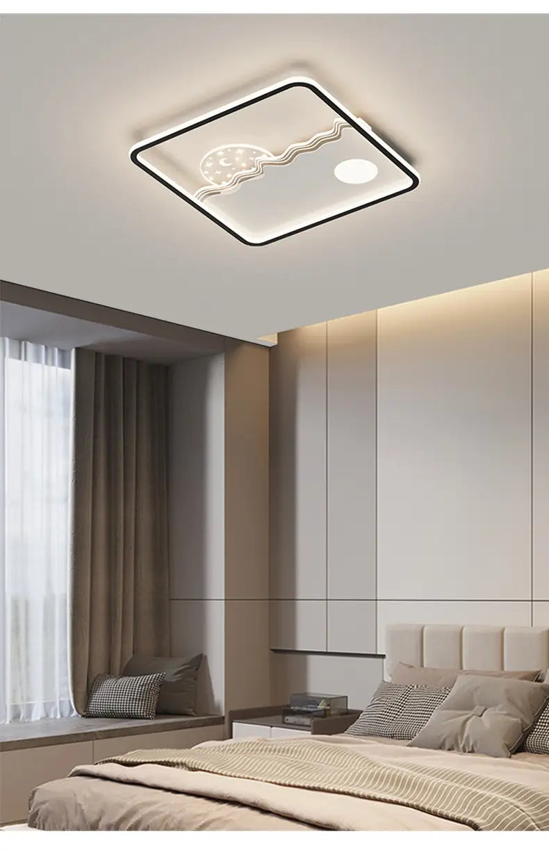 Living Room Ceiling Lights Modern Minimalist Square Round