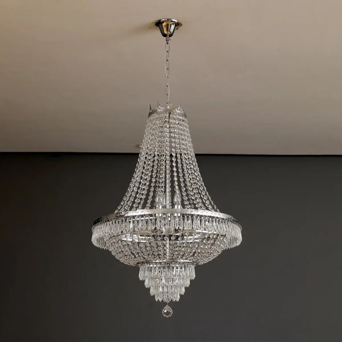 European-Style Luxury LED Crystal Pendant Light -