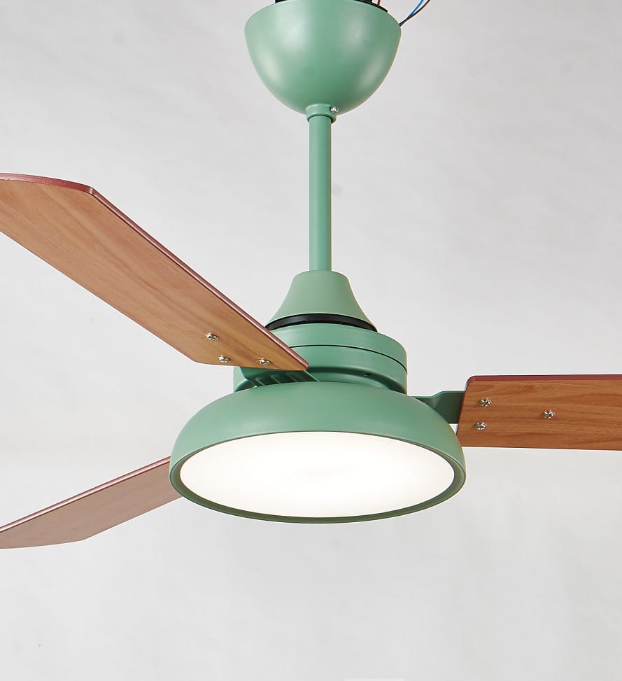 Makaron Style Modern Ceiling Fan Lamp - A Nordic-Inspired