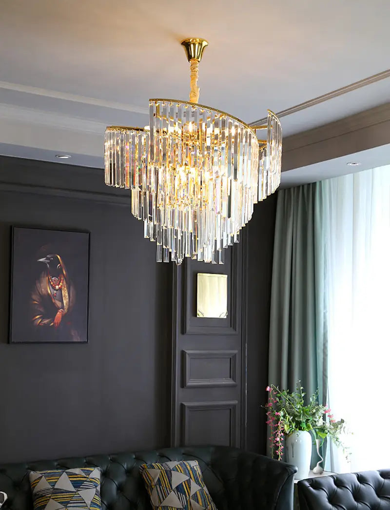 Polaris - Modern Luxury Crystal Chandelier for Living Room,