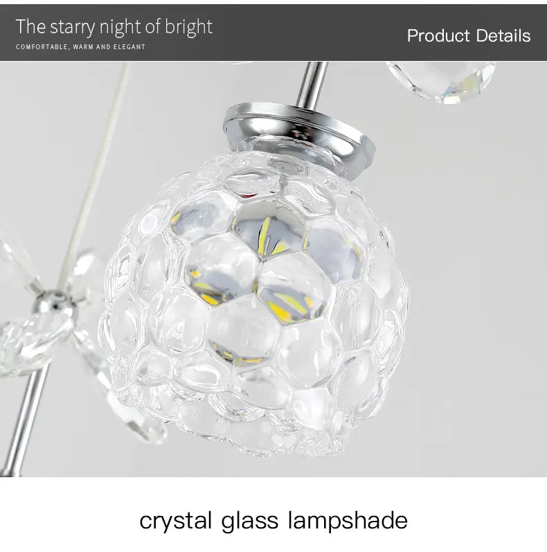 Post-modern LED Chandelier Nordic Simple Light Luxury 3/5/7
