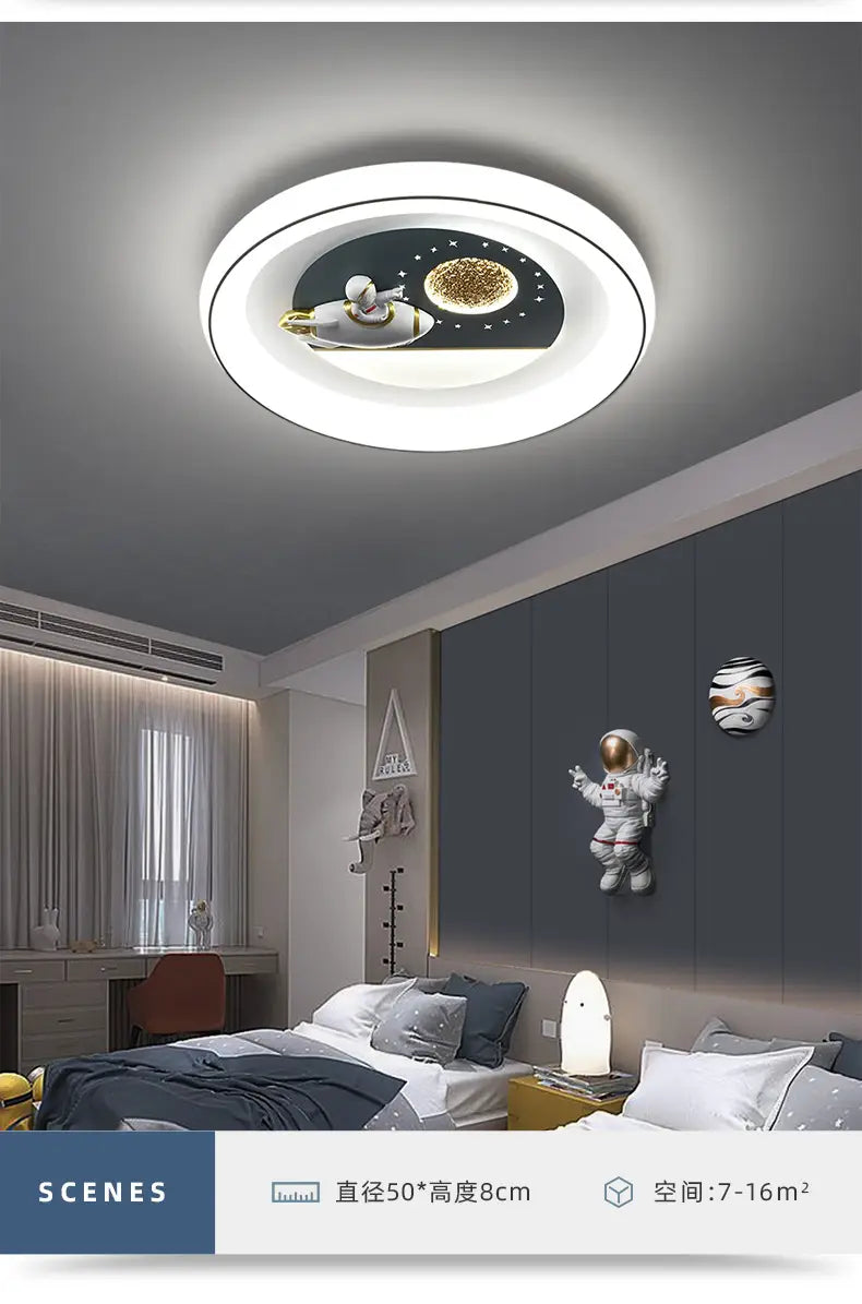 Modern Simple LED Ceiling Lamp Kids Room Chandelier Ceiling