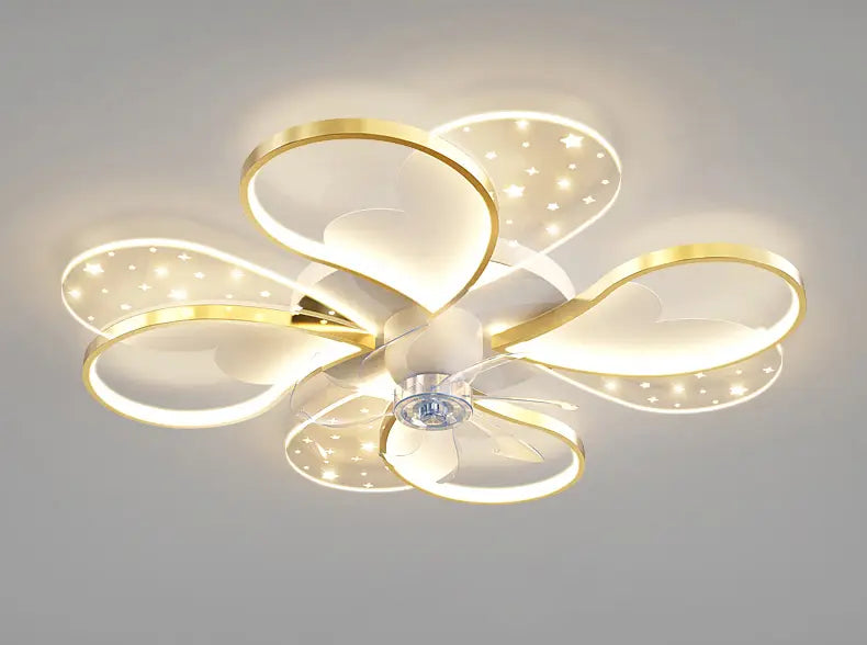 Nordic-Inspired Ceiling Fan Light Lamp - Ideal for Bedroom