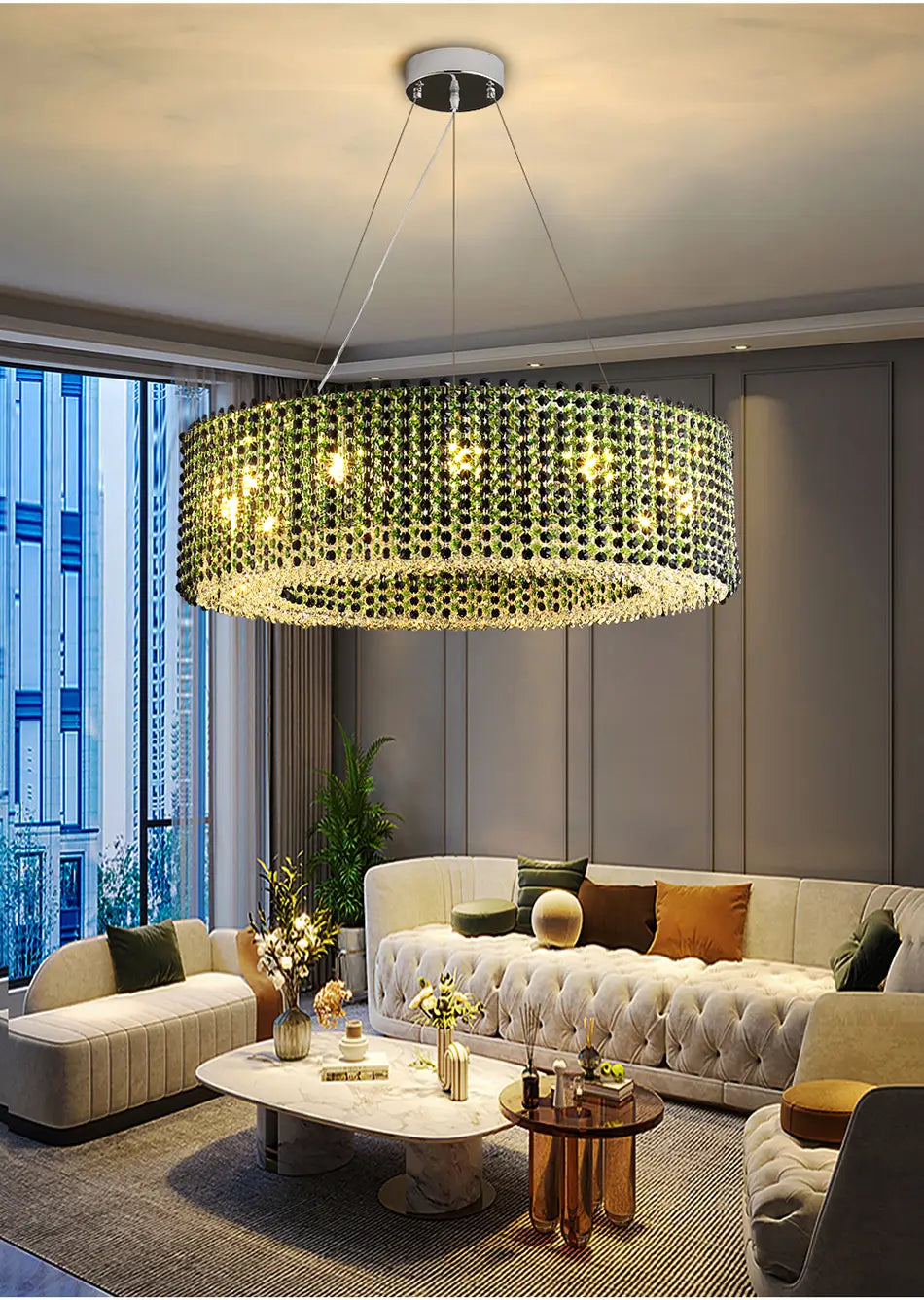 Luxury Green Creative Chandelier For Living Dining Room Home