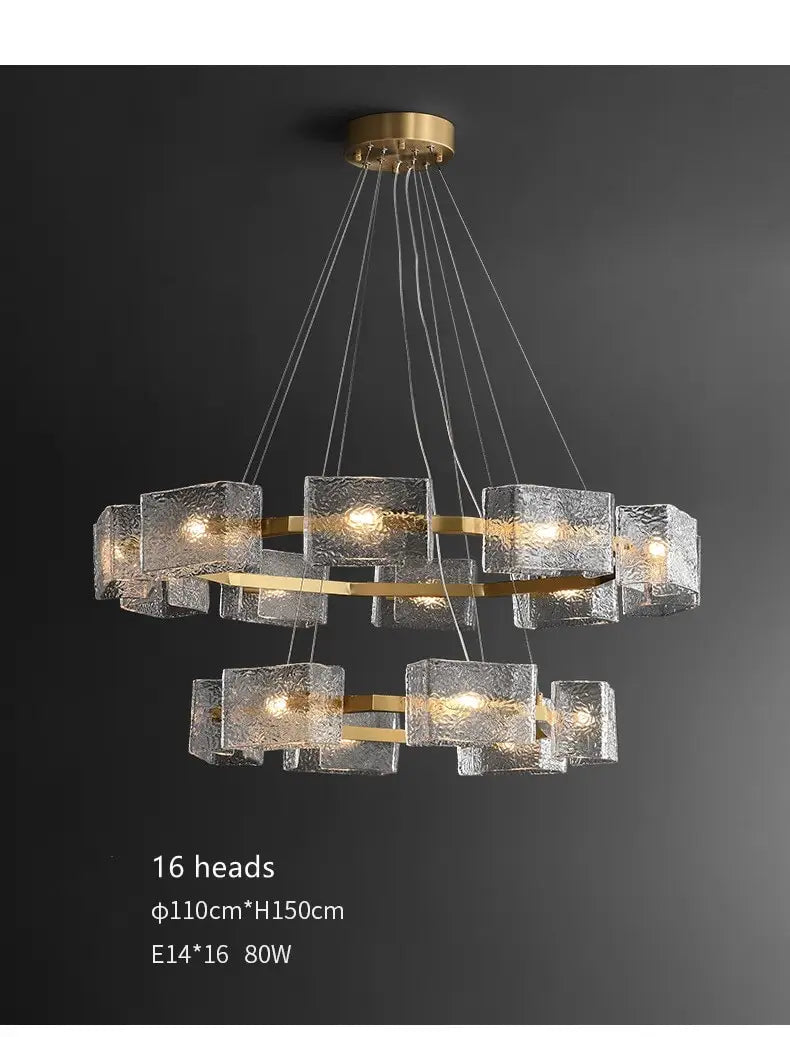 2022 New Creative Crystal Chandelier Modern Luxury Living