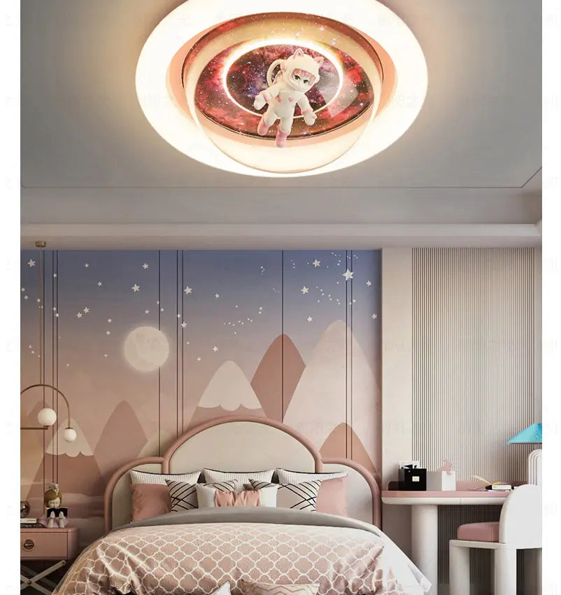 Round LED Ceiling Lights for Kids Baby Bedroom Study room