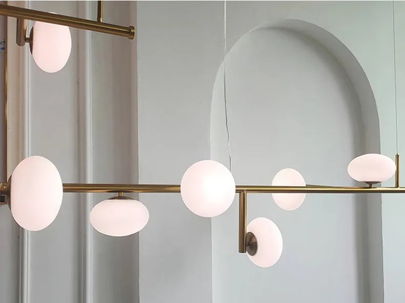 Modern Nordic Stair Chandelier: Elegant Lighting for Living,