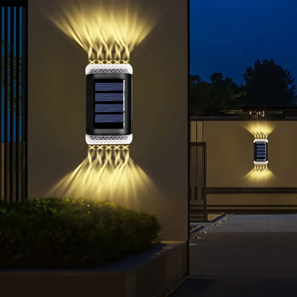 Solar Wall Light Outdoor Waterproof Balcony Wall Lights for