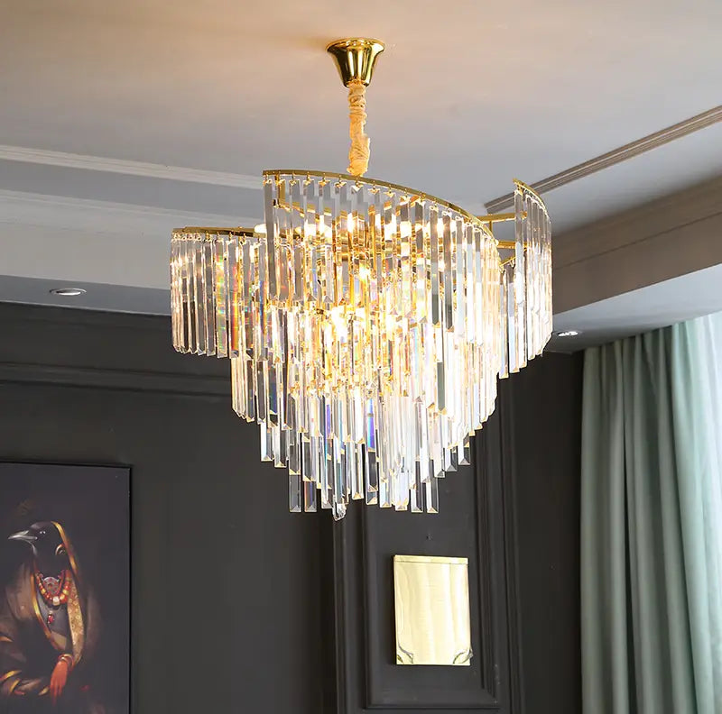 Polaris - Modern Luxury Crystal Chandelier for Living Room,