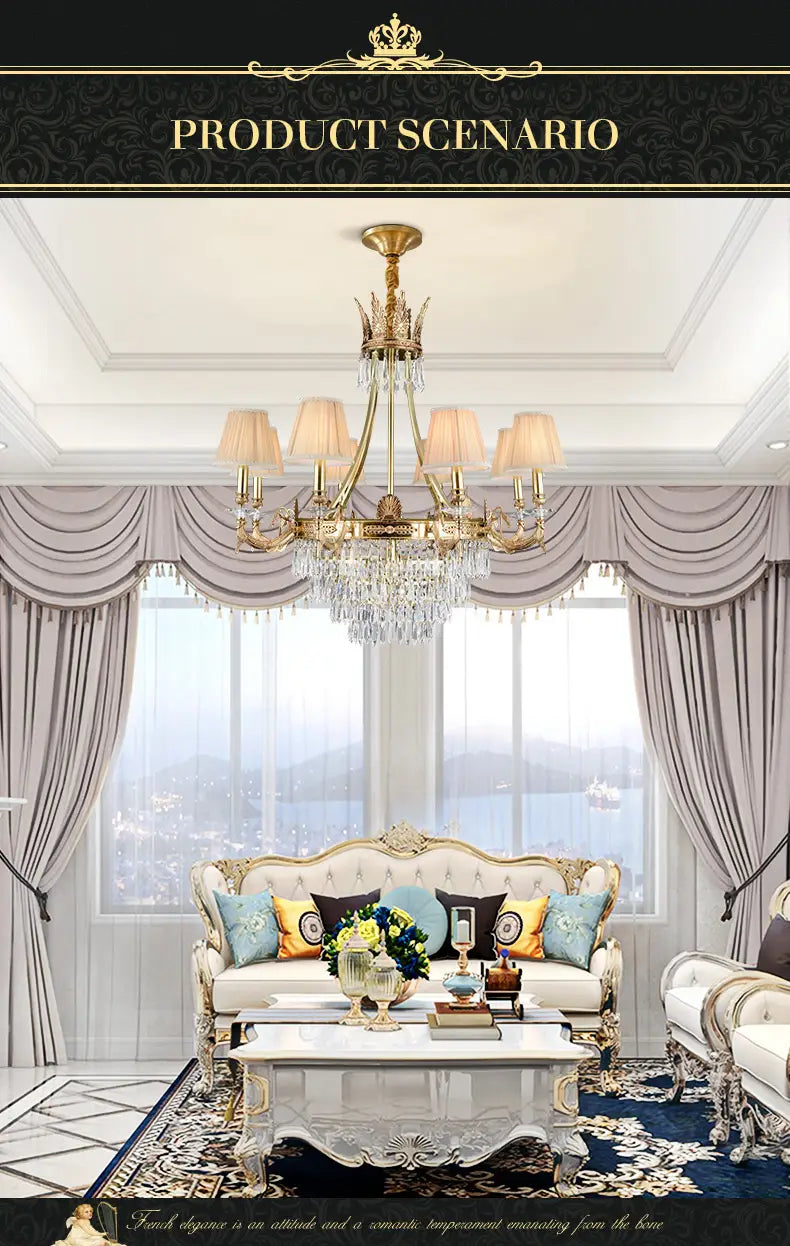 Palais - French Palace Decorative Lighting Living Room