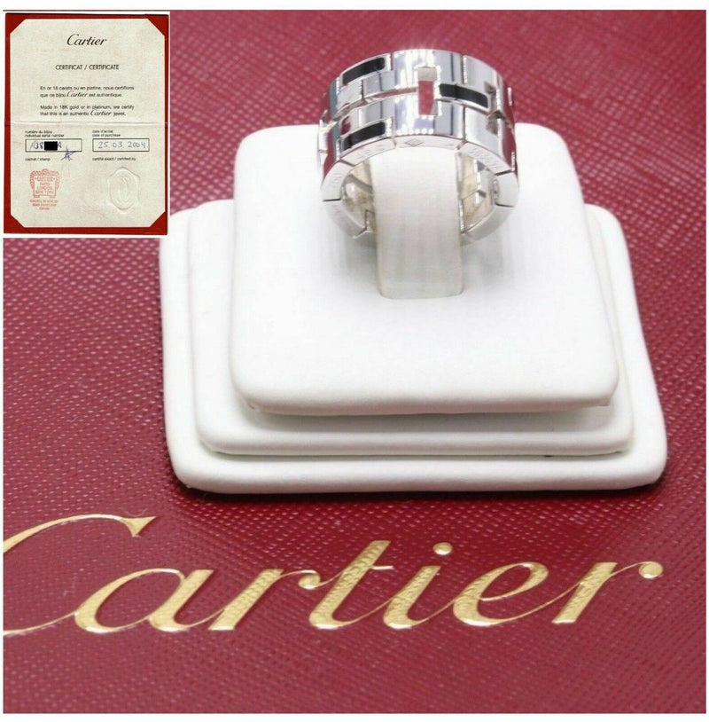 Cartier 18K Rose Gold Interlocking Love Bracelet 3.87 Grams W/Pouch &  Papers